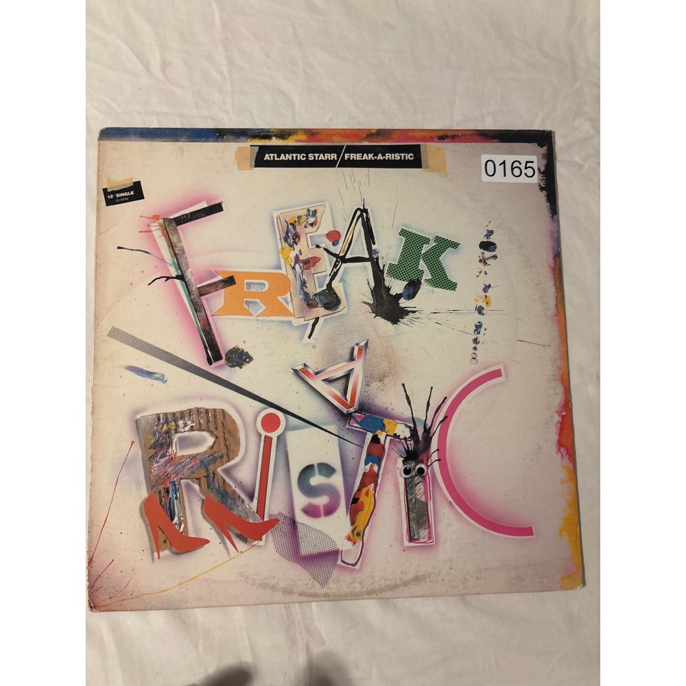 Atlantic Starr Freak-A-Ristic‎ Vinyl 12" Single Black Good 45 RPM Dance Dub Mix